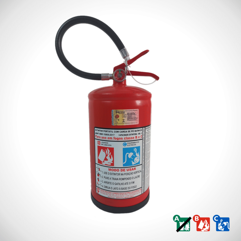 EXTINTOR PQS 8KG – Equipamentos Contra Incêndios